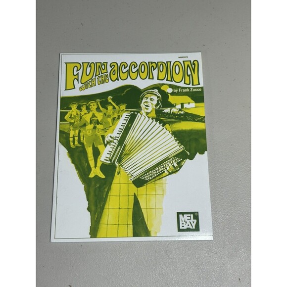 Fun with the Accordion sheet Music By Frank Zucco Mel Bay 1975 For Beginners - Picture 1 of 4